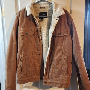 Forever 21 Mens Corduroy & Fleece Jacket